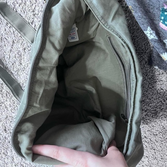 Old Navy - olive y2k bedazzled croissant crossbody bag - Picture 6 of 7